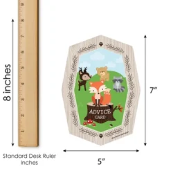 Big Dot Of Happiness Woodland Creatures - Wish Card Baby Shower Activities - Shaped Advice Cards Game - Set Of 20 -Aurora Party Sales GUEST 82946e26 5b17 46c1 affb 39d06e3a4356