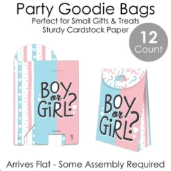 Big Dot Of Happiness Baby Gender Reveal - Team Boy Or Girl Gift Favor Bags - Party Goodie Boxes - Set Of 12 -Aurora Party Sales GUEST 8334d726 2e97 48f8 a425 4521c22f9927