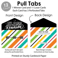 Big Dot Of Happiness Still Got Class - High School Reunion Party Game Pickle Cards - Pull Tabs 3-in-a-Row - Set Of 12 -Aurora Party Sales GUEST 8436c689 ca50 4256 a7fd f688a5bd0a41