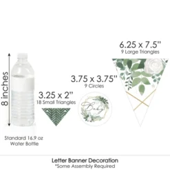 Big Dot Of Happiness Boho Botanical Baby - Greenery Letter Decoration - 36 Banner Cutouts And No-Mess Real Gold Glitter Welcome Baby Banner Letters 12 Big Dot Of Happiness Boho Botanical Baby - Greenery Letter Decoration - 36 Banner Cutouts And No-Mess Real Gold Glitter Welcome Baby Banner Letters -Aurora Party Sales GUEST 84622dc8 d01e 4caf 8d38 612fccf64223