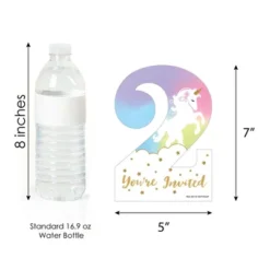 Big Dot Of Happiness 2nd Birthday Rainbow Unicorn - Shaped Fill-in Invites - Magical Second Birthday Party Invite Cards With Envelopes - Set Of 12 6 Big Dot Of Happiness 2nd Birthday Rainbow Unicorn - Shaped Fill-in Invites - Magical Second Birthday Party Invite Cards With Envelopes - Set Of 12 -Aurora Party Sales GUEST 8495d2ed 771a 453f bec0 7b9e7c6450e8