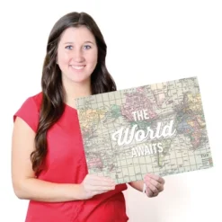 Big Dot Of Happiness World Awaits - Party Table Decorations - Travel Themed Party Placemats - Set Of 16 -Aurora Party Sales GUEST 855e7d4d 7b37 43c4 a5a1 f3e1a8cdd68c