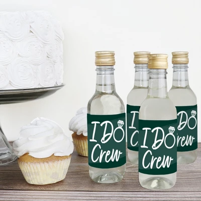 Big Dot Of Happiness Emerald Elegantly Simple - Mini Wine And Champagne Bottle Label Stickers - Wedding Or Bridal Shower Guest Party Favor Gift 16 Ct 2 Big Dot Of Happiness Emerald Elegantly Simple - Mini Wine And Champagne Bottle Label Stickers - Wedding Or Bridal Shower Guest Party Favor Gift 16 Ct - Image 2