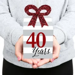 Big Dot Of Happiness We Still Do - 40th Wedding Anniversary - Square Favor Gift Boxes - Anniversary Party Bow Boxes - Set Of 12 -Aurora Party Sales GUEST 86047d1c c9ba 4547 862a a29c95835b8e