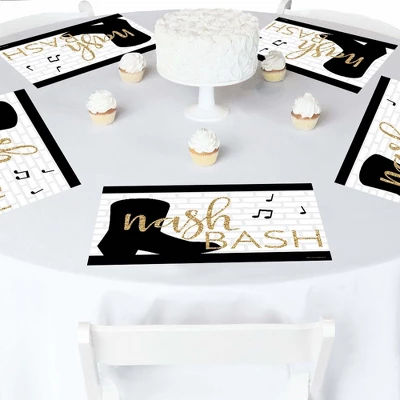 Big Dot Of Happiness Nash Bash - Party Table Decorations - Nashville Bachelorette Party Placemats - Set Of 16 1 Big Dot Of Happiness Nash Bash - Party Table Decorations - Nashville Bachelorette Party Placemats - Set Of 16