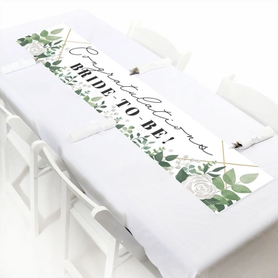 Big Dot Of Happiness Boho Botanical Bride - Greenery Bridal Shower And Wedding Party Decorations Party Banner 4 Big Dot Of Happiness Boho Botanical Bride - Greenery Bridal Shower And Wedding Party Decorations Party Banner - Image 4