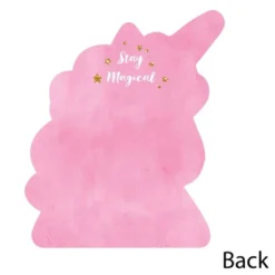 Big Dot Of Happiness Rainbow Unicorn - Shaped Thank You Cards - Magical Baby Shower Or Birthday Party Thank You Note Cards With Envelopes - Set Of 12 -Aurora Party Sales GUEST 87e04c09 8ec0 4746 b562 9fbd0887da87