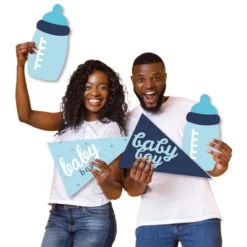 Big Dot Of Happiness Hello Little One - Blue And Navy - Yard Sign & Outdoor Lawn Decorations - Boy Baby Shower Yard Signs - Set Of 8 -Aurora Party Sales GUEST 883fc461 e120 42de b070 202b5169582e