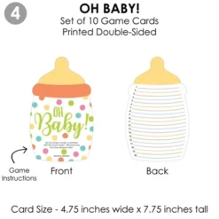 Big Dot Of Happiness Baby Neutral - 4 Baby Shower Games - 10 Cards Each - Gamerific Bundle 11 Big Dot Of Happiness Baby Neutral - 4 Baby Shower Games - 10 Cards Each - Gamerific Bundle -Aurora Party Sales GUEST 88af6d34 f911 4dbf 913f e467ea74af7f