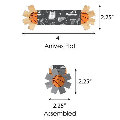 Big Dot Of Happiness Nothin’ But Net - Basketball - Baby Shower Or Birthday Party Paper Napkin Holder - Napkin Rings - Set Of 24 6 Big Dot Of Happiness Nothin’ But Net - Basketball - Baby Shower Or Birthday Party Paper Napkin Holder - Napkin Rings - Set Of 24 - Image 6