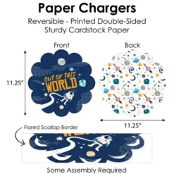 Big Dot Of Happiness Blast Off To Outer Space - Rocket Ship Baby Shower Or Birthday Party Paper Charger & Table Decorations Chargerific Kit For 8 8 Big Dot Of Happiness Blast Off To Outer Space - Rocket Ship Baby Shower Or Birthday Party Paper Charger & Table Decorations Chargerific Kit For 8 -Aurora Party Sales GUEST 8a881d8f 4e85 4f1f a345 541c9c79ab6f