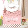 Big Dot Of Happiness Rose Gold Grad - Graduation Congratulations Giant Greeting Card - Big Shaped Jumborific Card