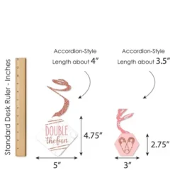 Big Dot Of Happiness It's Twin Girls - Pink And Rose Gold Twins Baby Shower Hanging Decor - Party Decoration Swirls - Set Of 40 11 Big Dot Of Happiness It's Twin Girls - Pink And Rose Gold Twins Baby Shower Hanging Decor - Party Decoration Swirls - Set Of 40 -Aurora Party Sales GUEST 8d2a8a02 66c3 4999 9b83 575b181c3993