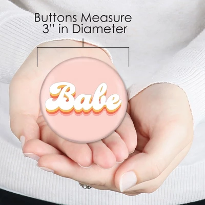 Big Dot Of Happiness Bride's Babes - 3 Inch Bachelorette Party Badge - Pinback Buttons - Set Of 8 6 Big Dot Of Happiness Bride's Babes - 3 Inch Bachelorette Party Badge - Pinback Buttons - Set Of 8 - Image 6