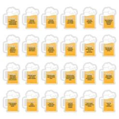 Big Dot Of Happiness Drink If Game - Cheers And Beers Happy Birthday - Birthday Party Game - 24 Count