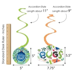 Big Dot Of Happiness Buggin' Out - Bugs Birthday Party Hanging Decor - Party Decoration Swirls - Set Of 40 -Aurora Party Sales GUEST 8ddb108a 6a6a 447e b3a6 9c5c9286e8a8