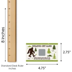 Big Dot Of Happiness Sasquatch Crossing - Bigfoot Party Or Birthday Party Game Scratch Off Cards - 22 Count -Aurora Party Sales GUEST 8e4c90ae 0ba8 453c 930d 01faf0cf486c
