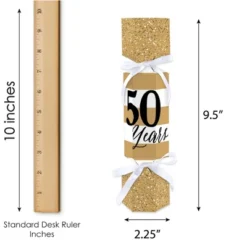 Big Dot Of Happiness We Still Do - 50th Wedding Anniversary - No Snap Anniversary Party Table Favors - DIY Cracker Boxes - Set Of 12 -Aurora Party Sales GUEST 8e88f167 142f 4945 af8d 78bf892cb52d