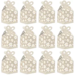 Big Dot Of Happiness Tan Daisy Flowers - Square Favor Gift Boxes - Floral Party Bow Boxes - Set Of 12 -Aurora Party Sales GUEST 8e8e14b9 c457 4041 9c5d 28e0615dce67