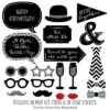 Big Dot Of Happiness Wedding Anniversary - Photo Booth Props Kit - 20 Count