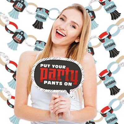 Big Dot Of Happiness Boy 18th Birthday - Banner And Photo Booth Decorations - Eighteenth Birthday Party Supplies Kit - Doterrific Bundle 1 Big Dot Of Happiness Boy 18th Birthday - Banner And Photo Booth Decorations - Eighteenth Birthday Party Supplies Kit - Doterrific Bundle