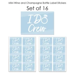 Big Dot Of Happiness Dusty Blue Elegantly Simple - Mini Wine & Champagne Bottle Label Stickers - Wedding Or Bridal Shower Guest Party Favor Gift 16 Ct 8 Big Dot Of Happiness Dusty Blue Elegantly Simple - Mini Wine & Champagne Bottle Label Stickers - Wedding Or Bridal Shower Guest Party Favor Gift 16 Ct -Aurora Party Sales GUEST 90736e84 56eb 4af3 bfb6 c328d97ac552