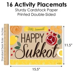 Big Dot Of Happiness Sukkot - Paper Sukkah Coloring Sheets - Activity Placemats - Set Of 16 7 Big Dot Of Happiness Sukkot - Paper Sukkah Coloring Sheets - Activity Placemats - Set Of 16 -Aurora Party Sales GUEST 90c778ac 6983 4c0d 9fdf 59a364b2b4f2