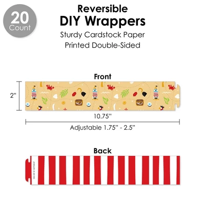 Big Dot Of Happiness Pirate Ship Adventures - Skull Birthday Party Favors And Cupcake Kit - Fabulous Favor Party Pack - 100 Pieces 2 Big Dot Of Happiness Pirate Ship Adventures - Skull Birthday Party Favors And Cupcake Kit - Fabulous Favor Party Pack - 100 Pieces - Image 2