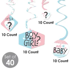 Big Dot Of Happiness Baby Gender Reveal - Team Boy Or Girl Party Hanging Decor - Party Decoration Swirls - Set Of 40 8 Big Dot Of Happiness Baby Gender Reveal - Team Boy Or Girl Party Hanging Decor - Party Decoration Swirls - Set Of 40 -Aurora Party Sales GUEST 914cdab5 dc35 490d 97d6 781d58bc8c77