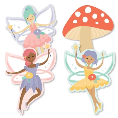 Big Dot Of Happiness Let's Be Fairies - Mushroom Decorations DIY Fairy Garden Birthday Party Essentials - Set Of 20 1 Big Dot Of Happiness Let's Be Fairies - Mushroom Decorations DIY Fairy Garden Birthday Party Essentials - Set Of 20