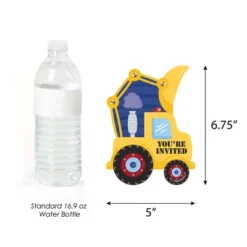 Big Dot Of Happiness Construction Truck - Shaped Fill-in Invitations - Baby Shower Or Birthday Party Invitation Cards With Envelopes - Set Of 12 -Aurora Party Sales GUEST 9158e176 4c6a 4433 a5da 9985955871d0