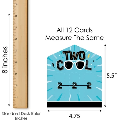 Big Dot Of Happiness Two Cool - Boy - Blue 2nd Birthday Party Game Pickle Cards - Pull Tabs 3-in-a-Row - Set Of 12 5 Big Dot Of Happiness Two Cool - Boy - Blue 2nd Birthday Party Game Pickle Cards - Pull Tabs 3-in-a-Row - Set Of 12 - Image 5