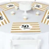 Big Dot Of Happiness We Still Do - 50th Wedding Anniversary - Party Table Decorations - Anniversary Party Placemats - Set Of 16