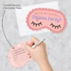 Big Dot Of Happiness Pajama Slumber Party - Shaped Fill-In Invitations - Girls Sleepover Birthday Party Invitation Cards With Envelopes - Set Of 12
