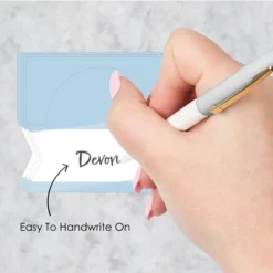 Big Dot Of Happiness Dusty Blue Elegantly Simple - Guest Party Favors Tent Buffet Card - Table Setting Name Place Cards - Set Of 24 -Aurora Party Sales GUEST 91dcb4bf 0477 43c2 ad65 2f6ecee4954f