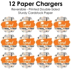 Big Dot Of Happiness Orange Grad - Best Is Yet To Come - Orange Graduation Party Round Table Decorations - Paper Chargers - Place Setting For 12 9 Big Dot Of Happiness Orange Grad - Best Is Yet To Come - Orange Graduation Party Round Table Decorations - Paper Chargers - Place Setting For 12 -Aurora Party Sales GUEST 921c6d49 1a8c 42db a11a 238850512af5