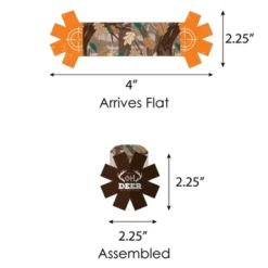 Big Dot Of Happiness Gone Hunting - Deer Hunting Camo Baby Shower Or Birthday Party Paper Napkin Holder - Napkin Rings - Set Of 24 -Aurora Party Sales GUEST 922678a7 69e8 4f0c a650 b7de62fdfb14