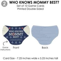 Big Dot Of Happiness Ahoy – Nautical - 4 Baby Shower Games - 10 Cards Each - Gamerific Bundle -Aurora Party Sales GUEST 9272f7fa 8ae3 4fa7 a47e e0255970b6c3