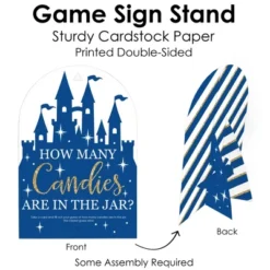 Big Dot Of Happiness Royal Prince Charming - How Many Candies Baby Shower Or Birthday Party Game - 1 Stand And 40 Cards - Candy Guessing Game -Aurora Party Sales GUEST 92964c69 d62b 4e44 b5ea b6195078270c