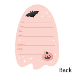 Big Dot Of Happiness Pastel Halloween - Shaped Fill-In Invitations - Pink Pumpkin Party Invitation Cards With Envelopes - Set Of 12 -Aurora Party Sales GUEST 9406116d 4f4b 4c15 ab5a a697ca3ffc82