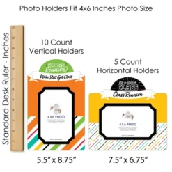 Big Dot Of Happiness Still Got Class - High School Reunion Party Picture Centerpiece Sticks - Photo Table Toppers - 15 Pieces -Aurora Party Sales GUEST 949693ef 6767 468c 9eb1 678af68c22d0