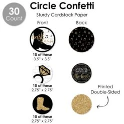 Big Dot Of Happiness Nash Bash - Nashville Bachelorette Party Supplies Decoration Kit - Decor Galore Party Pack - 51 Pieces -Aurora Party Sales GUEST 94a218d0 79fc 46ce 92cd 5b66259a4a74