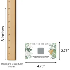 Big Dot Of Happiness Boho Botanical Baby - Greenery Baby Shower Game Scratch Off Cards - 22 Count 7 Big Dot Of Happiness Boho Botanical Baby - Greenery Baby Shower Game Scratch Off Cards - 22 Count -Aurora Party Sales GUEST 94db4231 853e 460e 8092 f236e42b1439