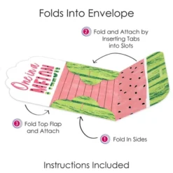 Big Dot Of Happiness Sweet Watermelon - Fill-In Cards - Fruit Party Fold And Send Invitations - Set Of 8 -Aurora Party Sales GUEST 95136e21 436c 4f23 bd21 af548e386991