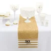 Big Dot Of Happiness We Still Do - 50th Wedding Anniversary - Petite Anniversary Party Paper Table Runner - 12 X 60 Inches