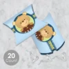 Big Dot Of Happiness Baby Boy Teddy Bear - Favor Gift Boxes - Baby Shower Petite Pillow Boxes - Set Of 20