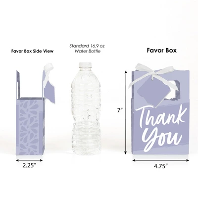 Big Dot Of Happiness Purple Elegantly Simple - Guest Party Favor Boxes - Set Of 12 1 Big Dot Of Happiness Purple Elegantly Simple - Guest Party Favor Boxes - Set Of 12
