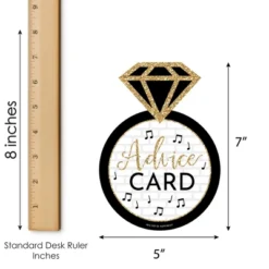 Big Dot Of Happiness Nash Bash - Ring Wish Card Nashville Bachelorette Party Activities - Shaped Advice Cards Game - Set Of 20 -Aurora Party Sales GUEST 965bb2fc 0047 4fe5 9ac5 ab9d52c35352