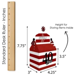Big Dot Of Happiness We Still Do - 40th Wedding Anniversary - Treat Box Party Favors - Anniversary Party Goodie Gable Boxes - Set Of 12 -Aurora Party Sales GUEST 9743e1b5 23b6 4232 b247 8927f373a703