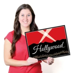 Big Dot Of Happiness Red Carpet Hollywood - Party Table Decorations - Movie Night Party Placemats - Set Of 16 -Aurora Party Sales GUEST 97c84ac2 4a5c 4829 851e 664c01f12ffe